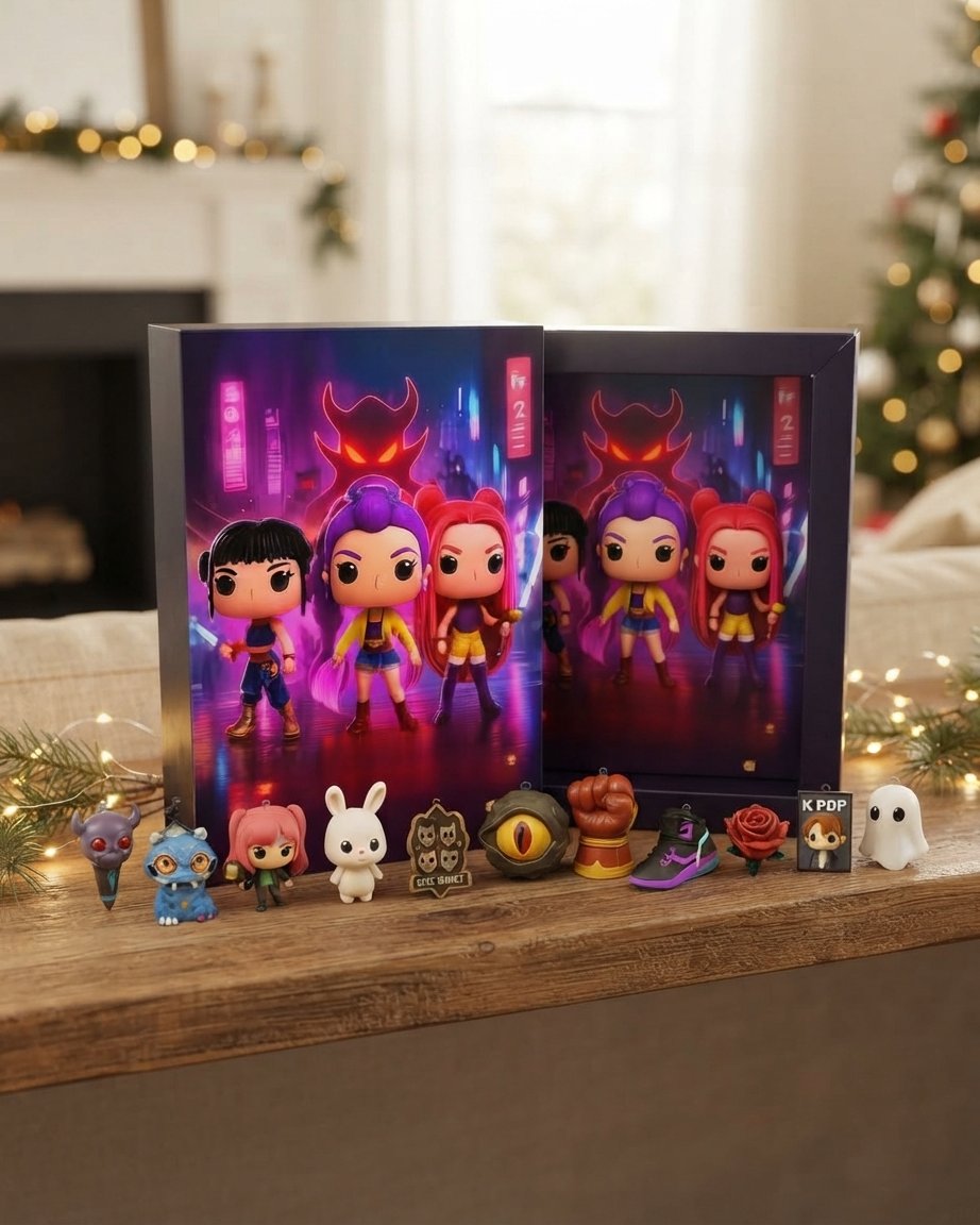Anime K-Pop Advent Calendar with Mini Figures