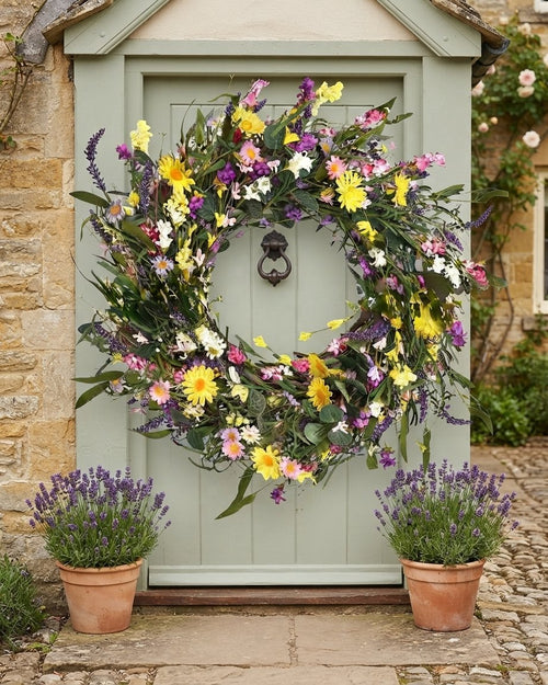Artificial Wildflower Wreath