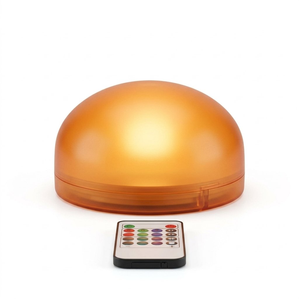 Battery-Operated LED Pumpkin Lights with Remote Control and Flickering Candle Mode