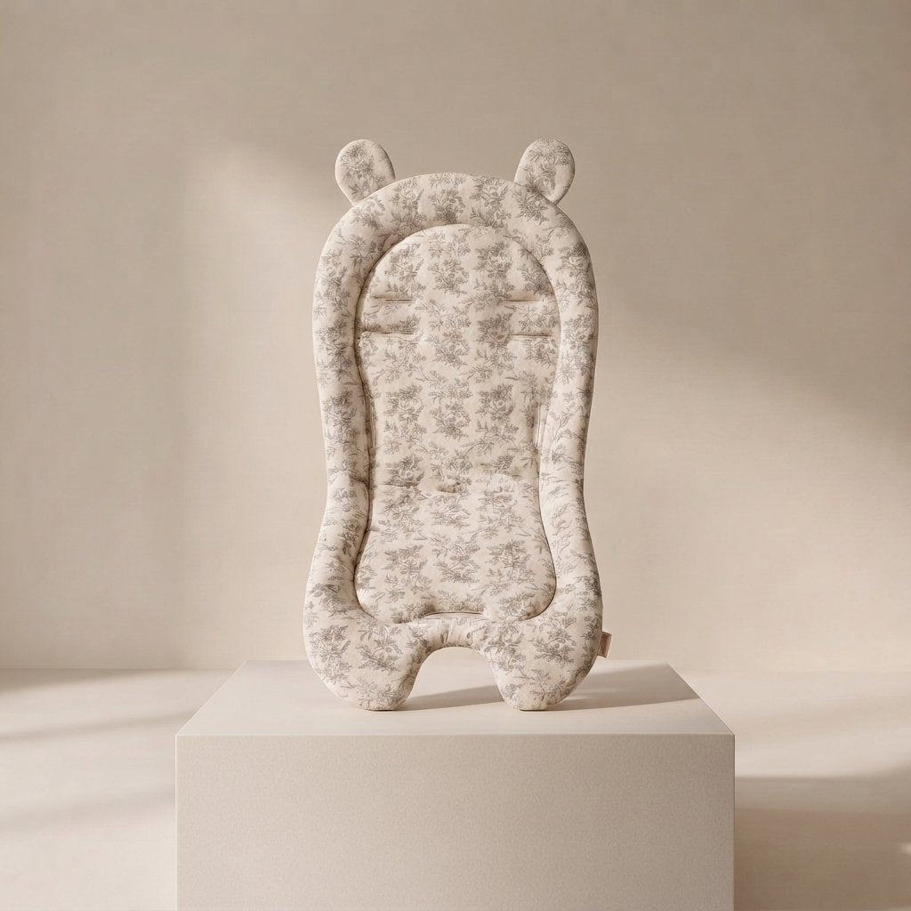 Bear-Ear Pushchair Seat Cushion