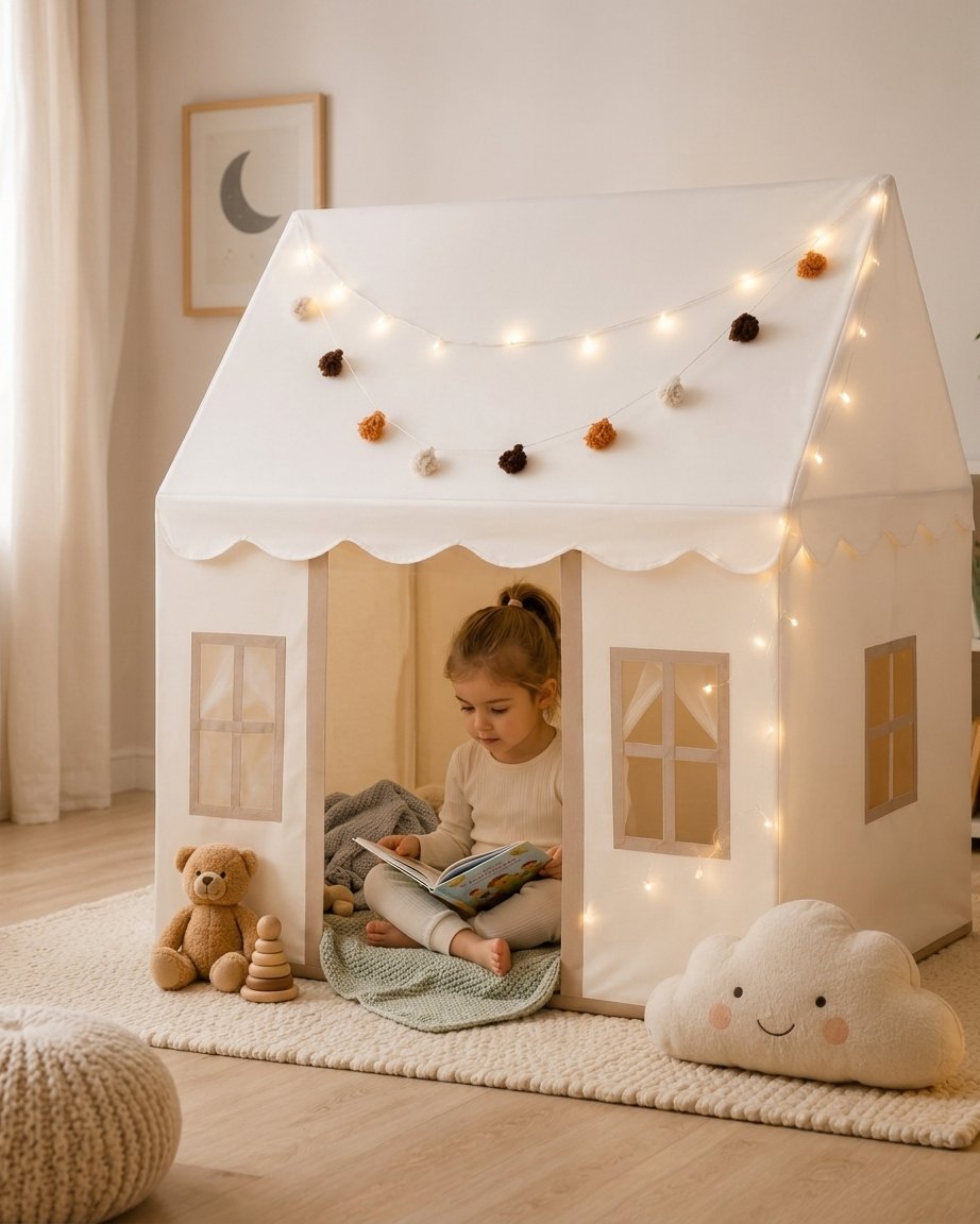 Children's Playhouse Tent with Lights