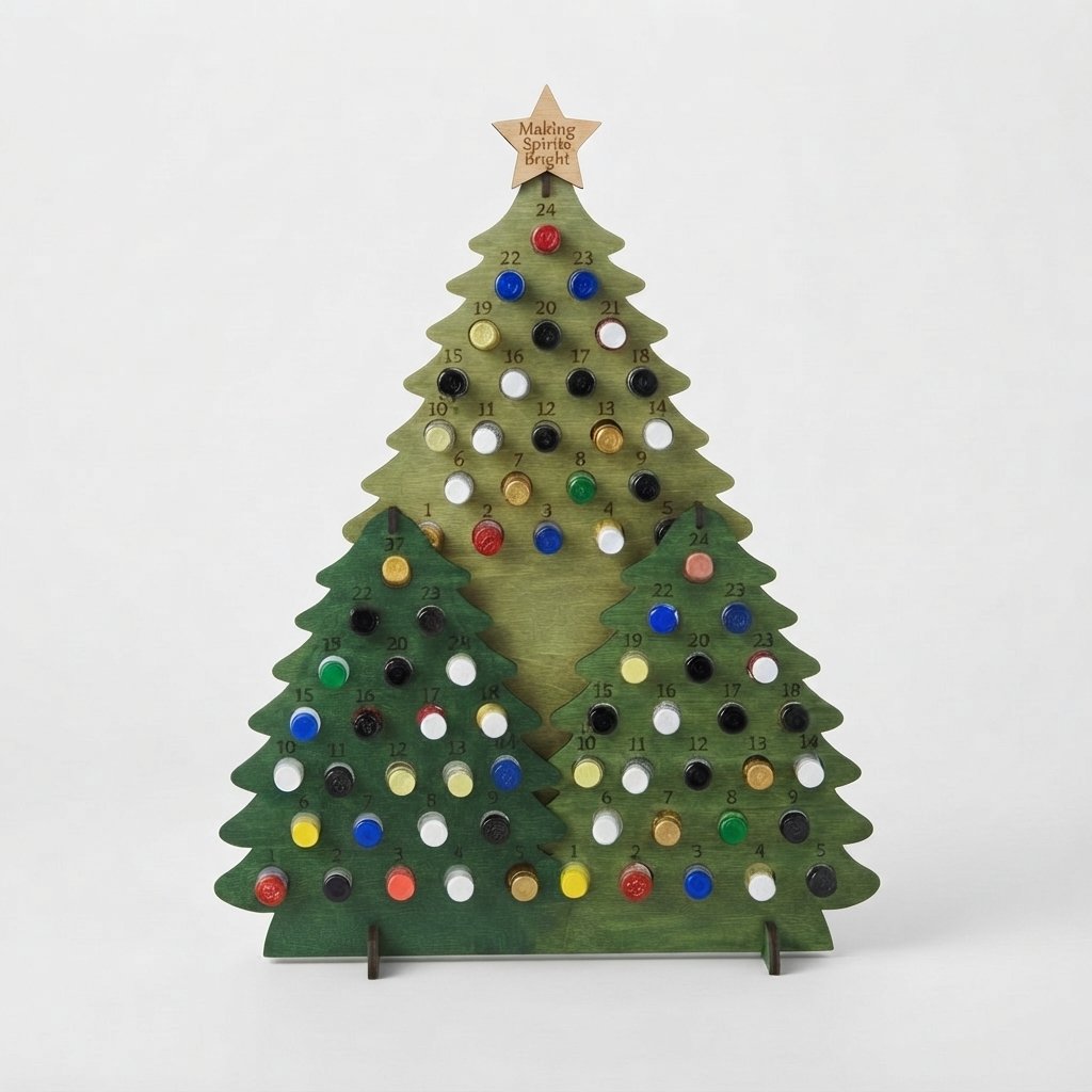 Christmas Tree Advent Calendar – 24 Slots