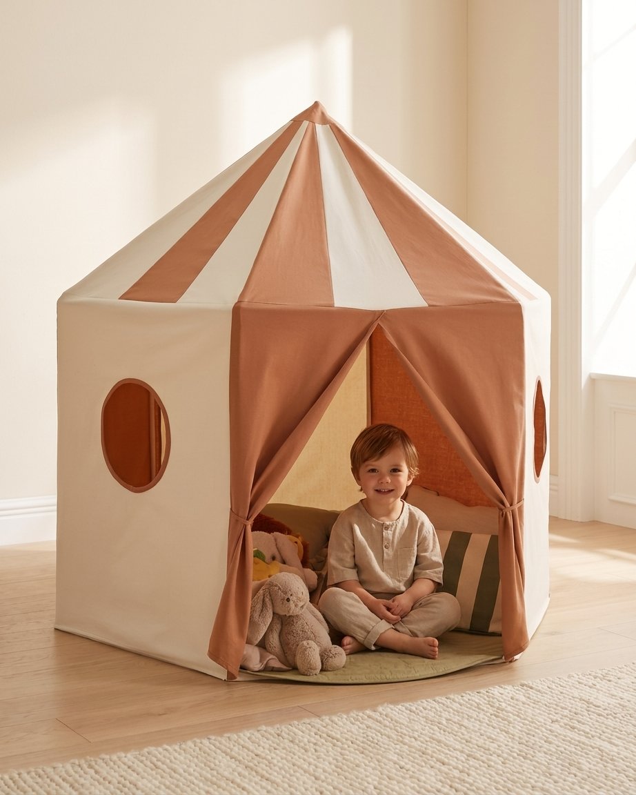 Circus Pavilion Play Tent – Terracotta