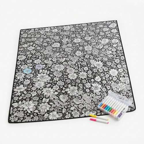 Colour-In Plush Blanket – Washable