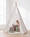 Cotton Canvas Kids Teepee Play Tent