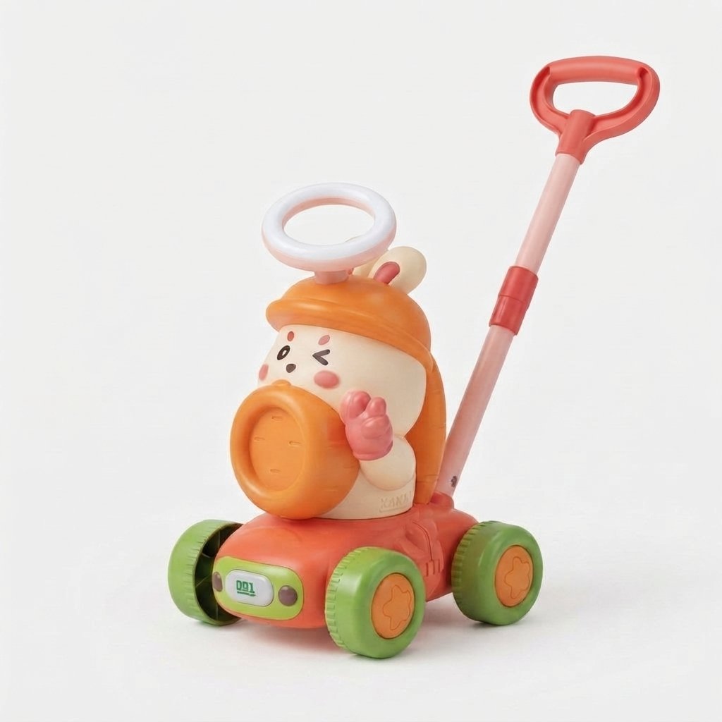 Electric Bubble Push Toy with LED Lights
