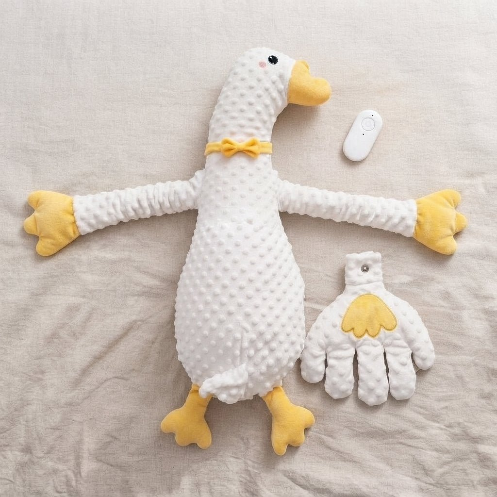 Goose Plush with Vibrating Comfort Hand