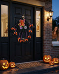 Halloween Spider Door Wreath with Witch Legs