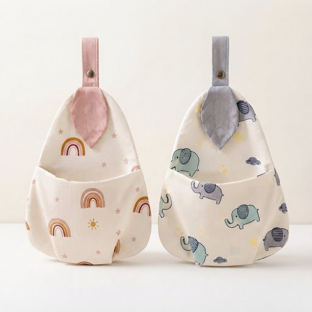 Hanging Nappy Caddy with Front Pocket