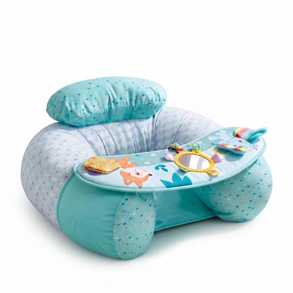 Inflatable Baby Sit-Up Sofa with Play Tray
