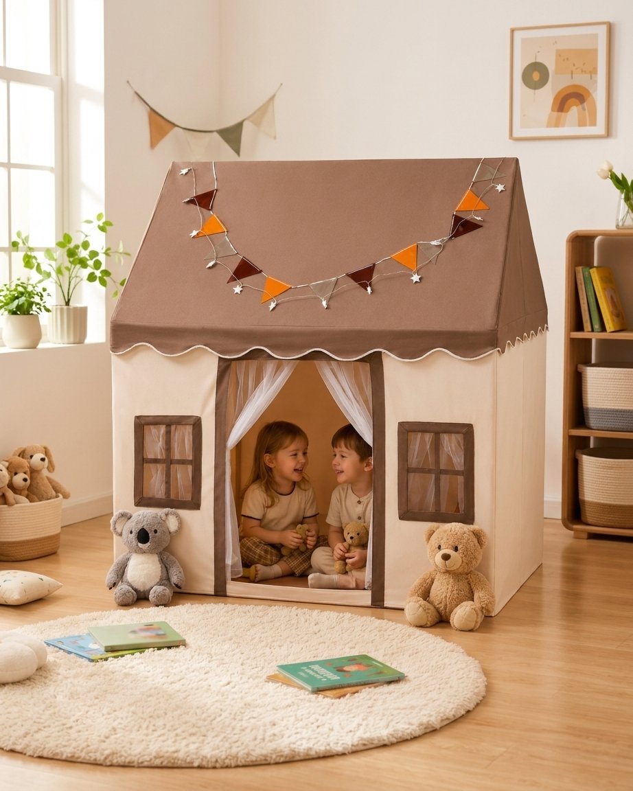 Kids Play Tent with Padded Mat