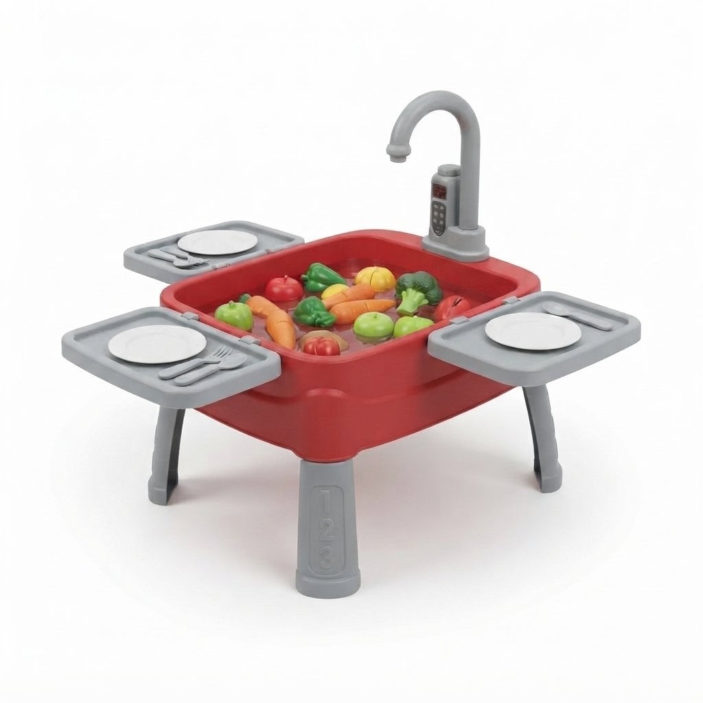 Kids' Water Activity Table with Working Tap