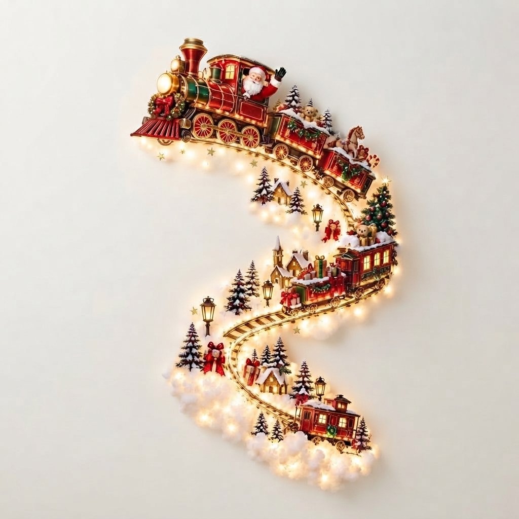 LED Christmas Trail Wall Decoration