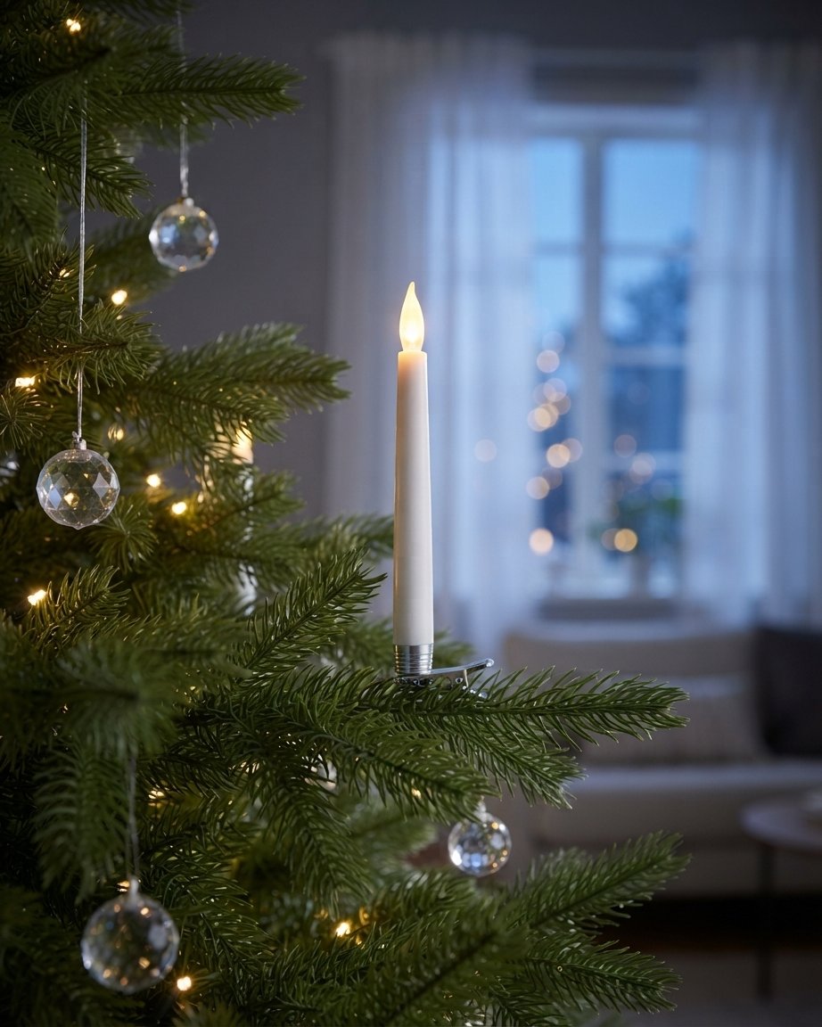 LED Christmas Tree Candles with Remote