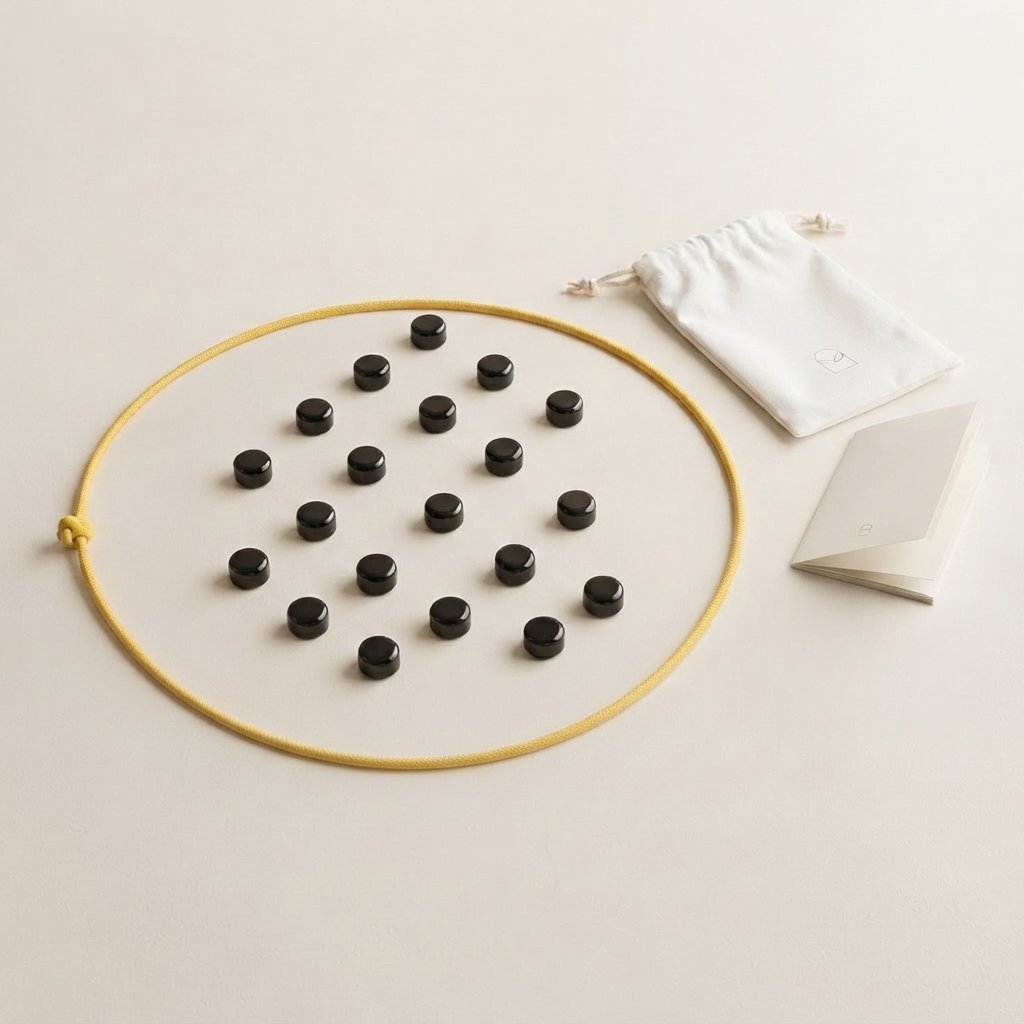 Magnetic Chess Set with Storage Pouch