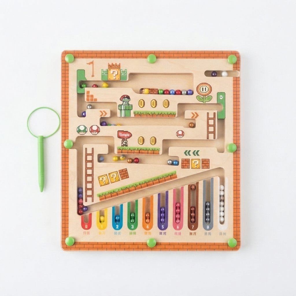 Magnetic Maze Board – Colour Sorting