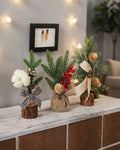Mini Artificial Christmas Tree Set of 3