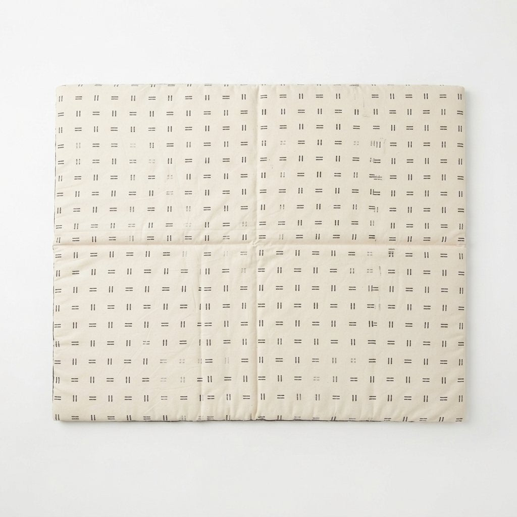 Padded Play Mat in Mudcloth Print
