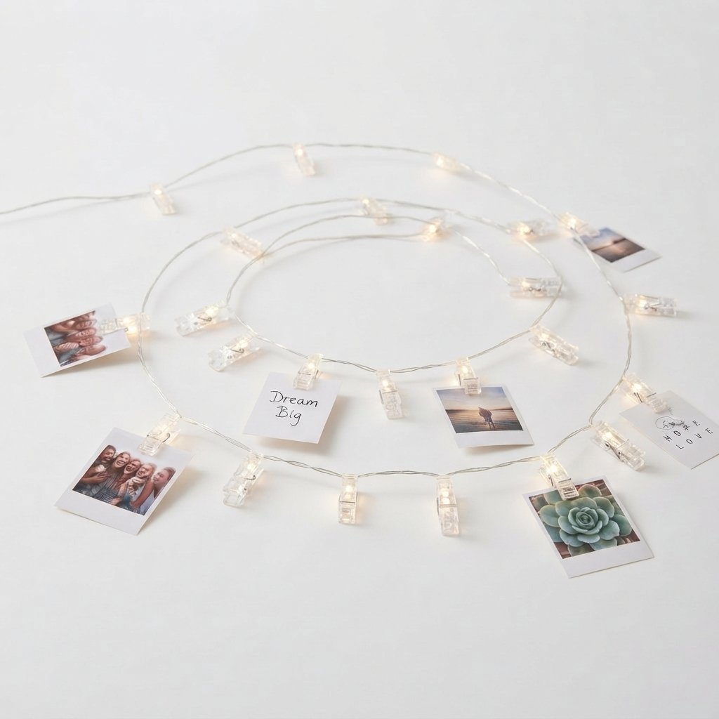 Photo Clip String Lights with Pegs