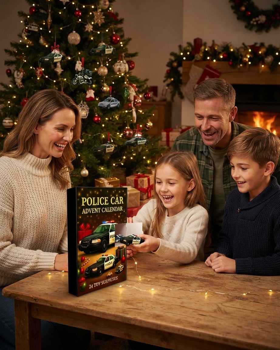 Police Car Advent Calendar, 24 Surprises