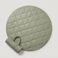 Quilted Round Play Mat in Sage