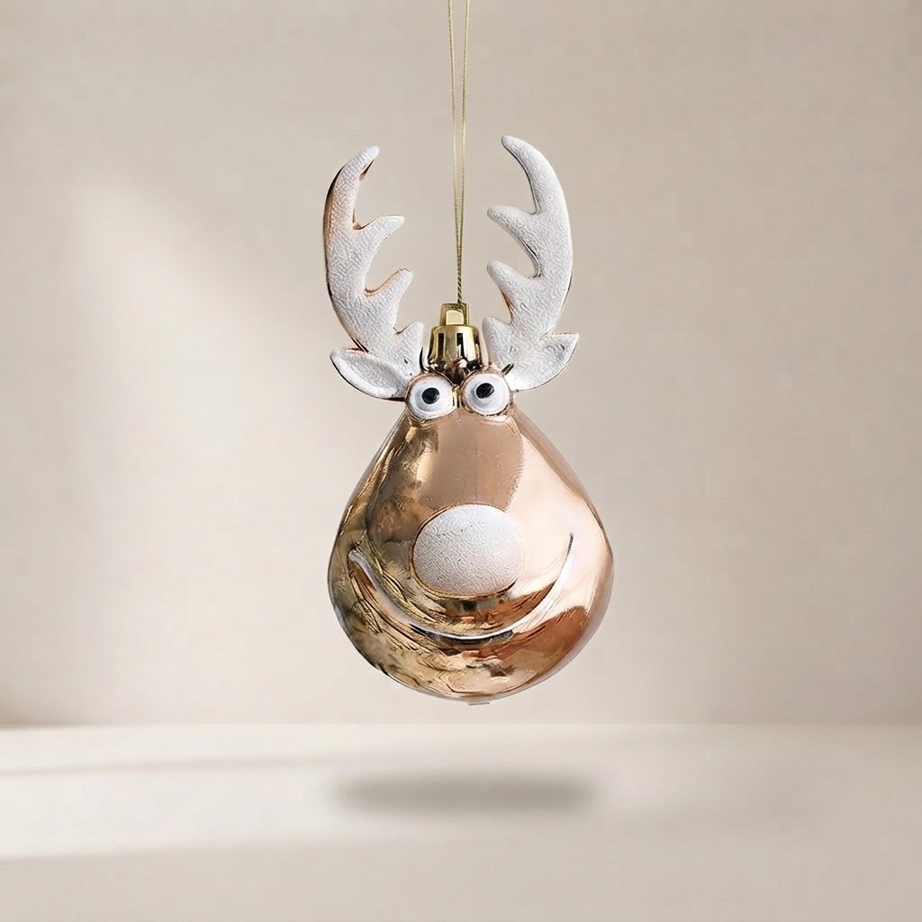 Reindeer Bauble Set of 2