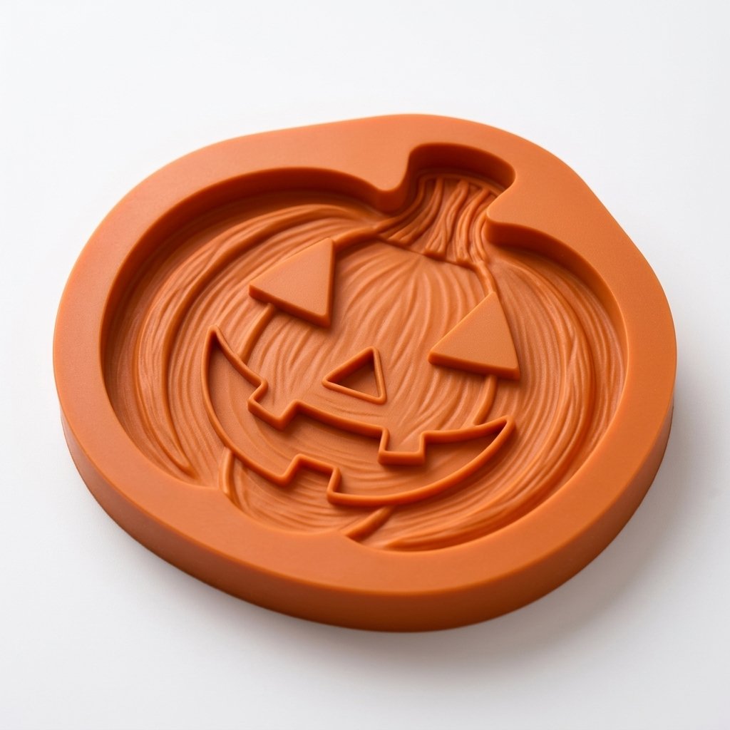 Reusable Jack-o'-Lantern Pumpkin Casting Mould for Concrete Stepping Stones – Halloween Garden Décor