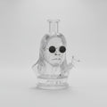 Rock Legend Bust Glass Water Pipe – Sculpted Borosilicate Collector Piece