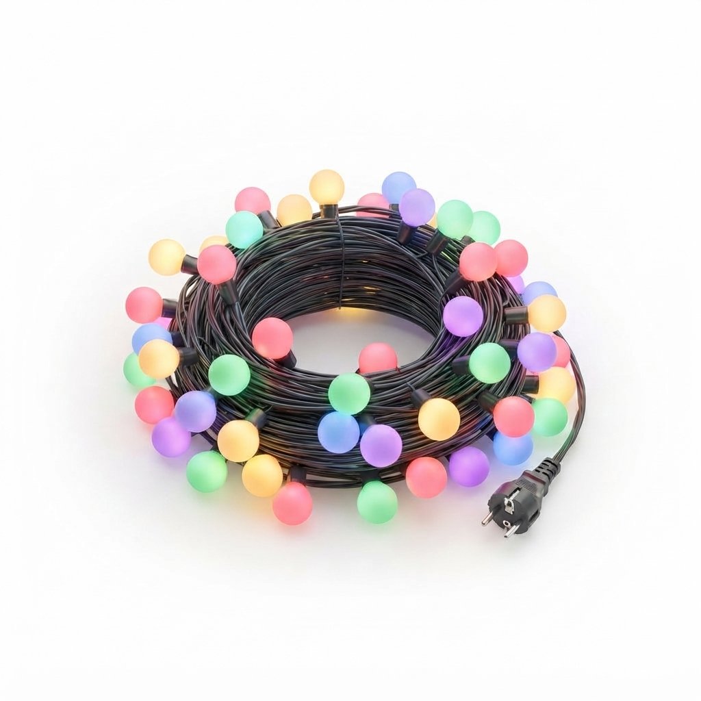 Round Ball LED String Lights, 8 Modes