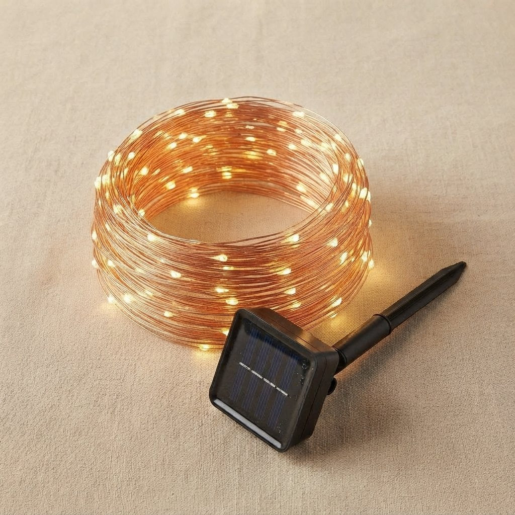 Solar Fairy Lights with Copper Wire