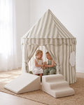 Striped Cotton Play Tent & Lounger Bundle