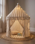 Striped Cotton Pop-Up Play Tent