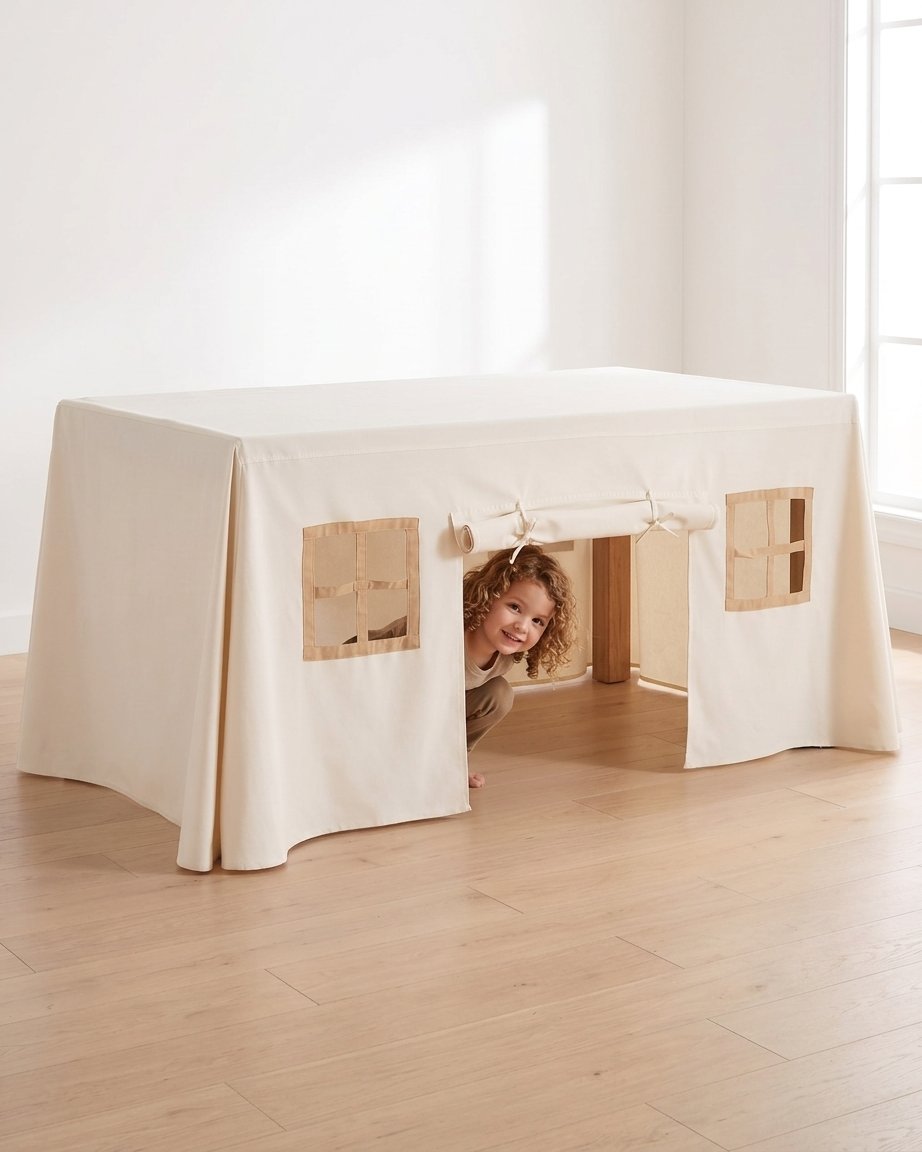 Table Play Tent – Natural Canvas