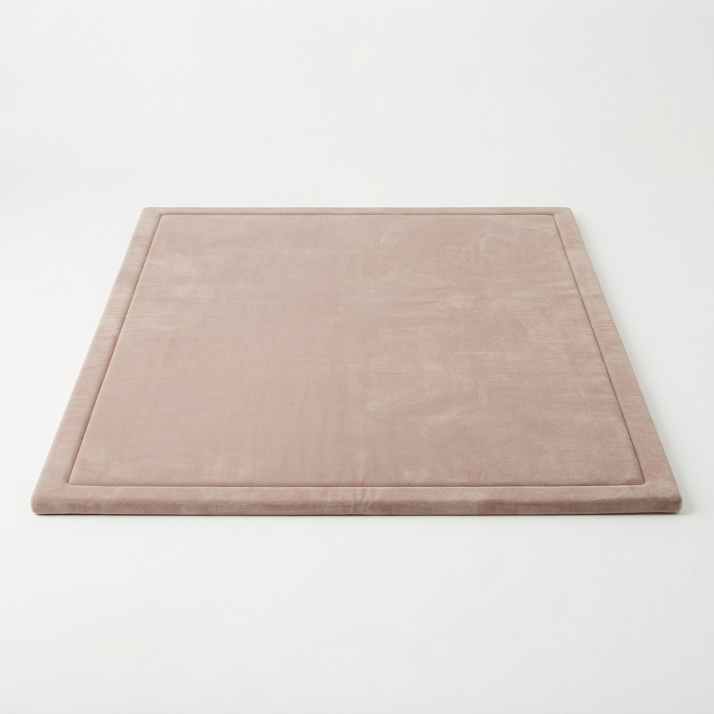 Thick Foam Play Rug – Light Brown