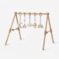 Wooden Baby Play Gym with Sensory Toys