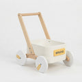 Wooden Baby Push Walker with Toy Box