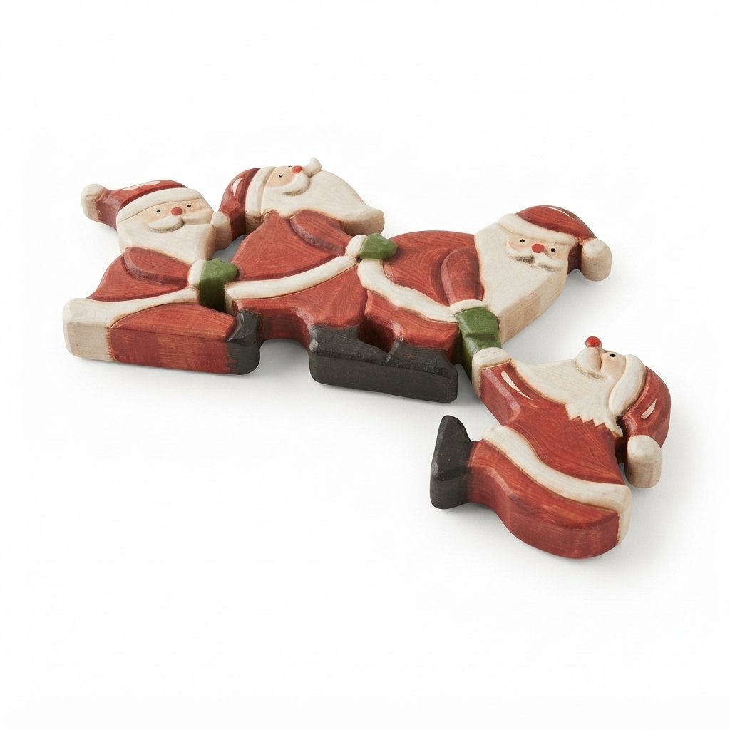 Wooden Christmas Door Frame Decoration