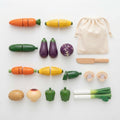 Wooden Cutting Vegetable Play Set