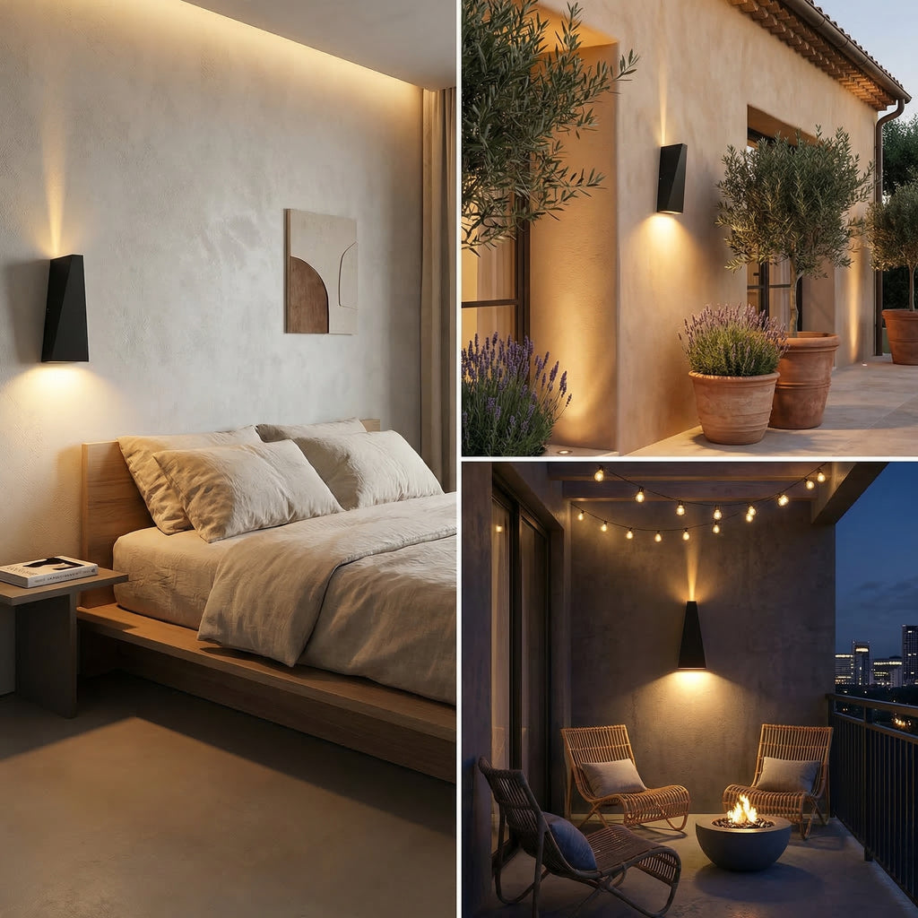Modern Tapered LED Wall Light