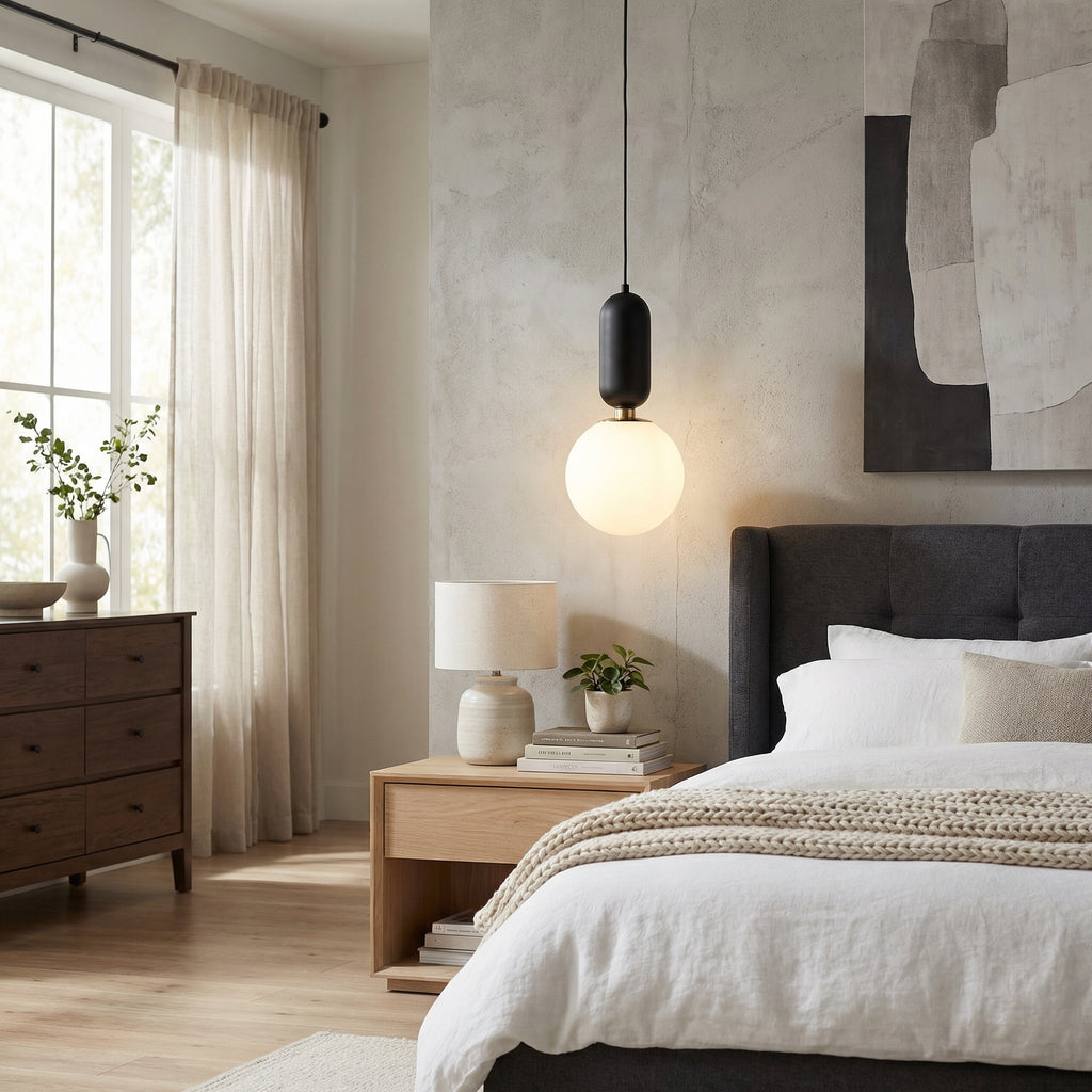 Nordic Black Globe Pendant Light