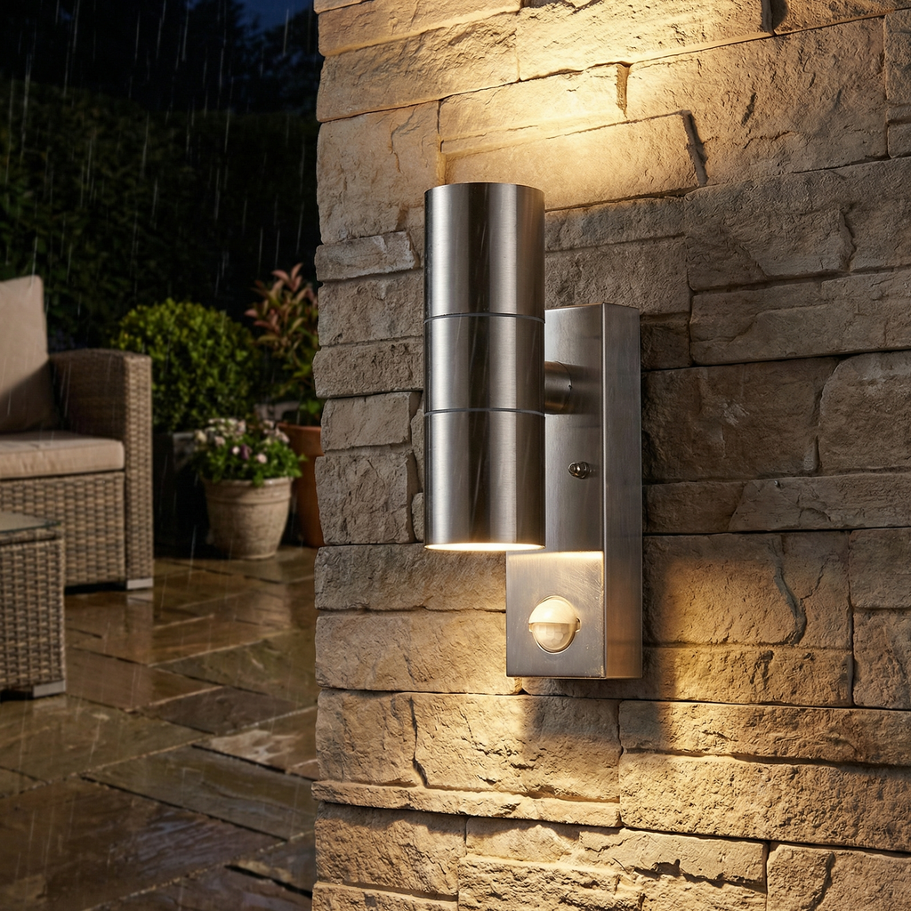 MotionSense PIR Outdoor Wall Lamp