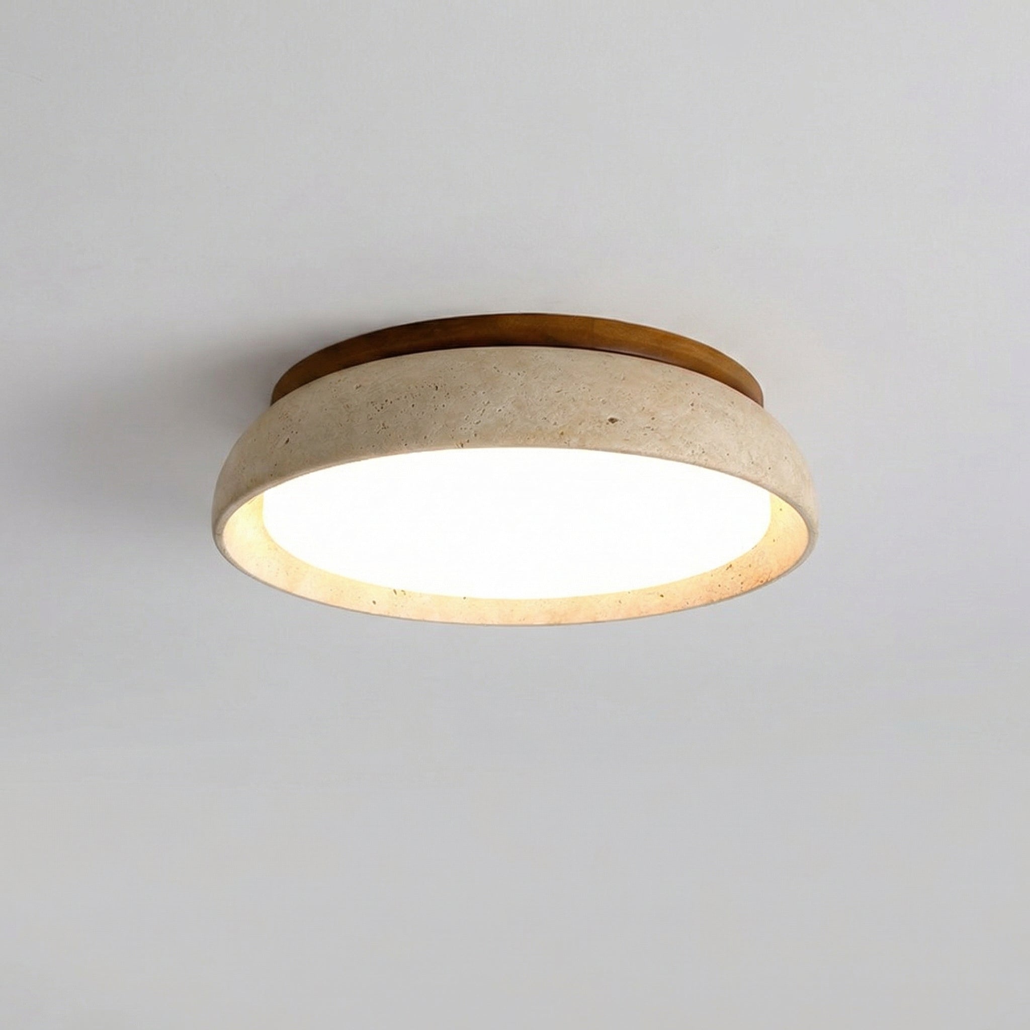 Japanese Minimalist Flush Mount Lamp