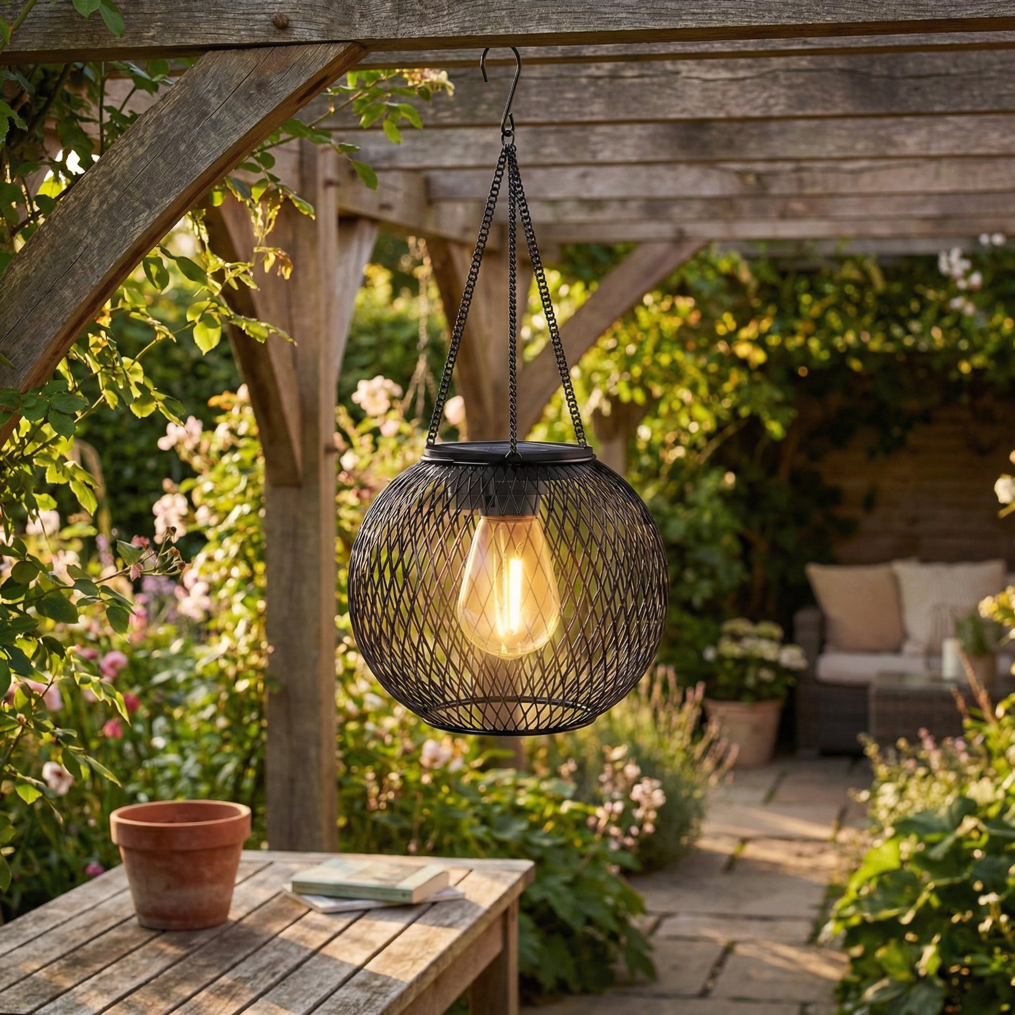 Solar Hanging Garden Lantern