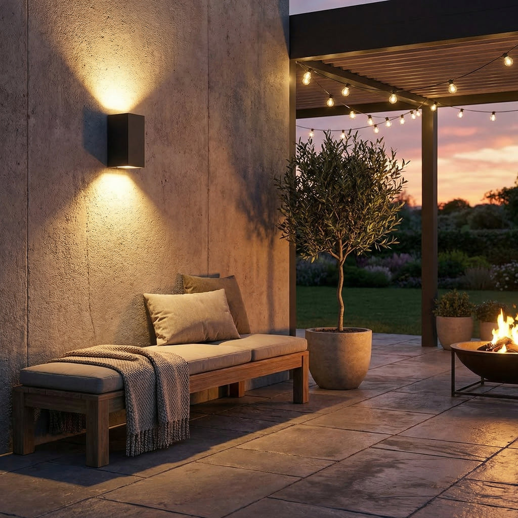 Modern Rectangular Up & Down Wall Light