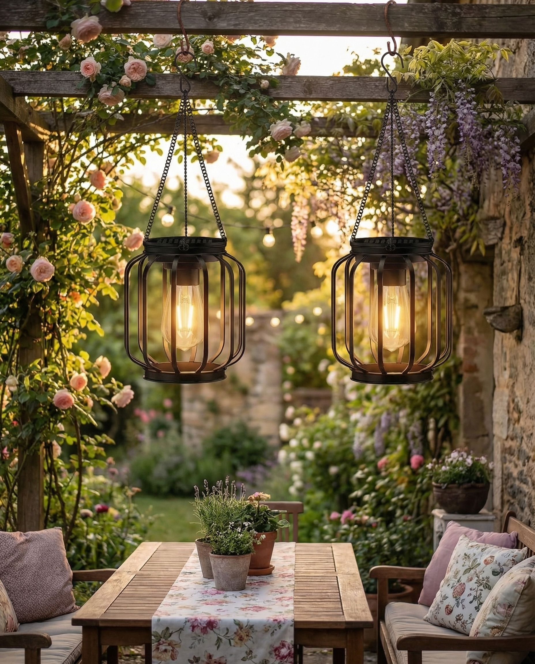 Solar Hanging Lantern Outdoor