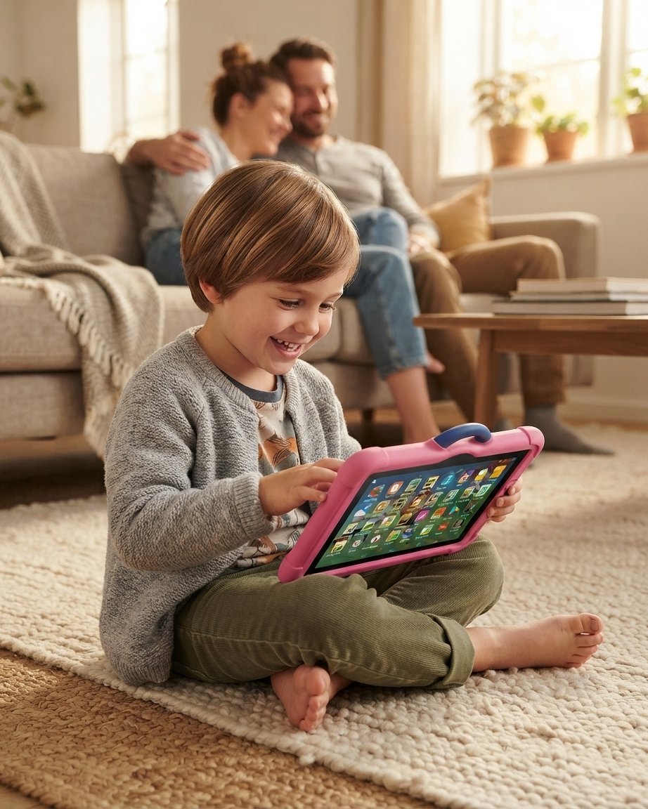 7-inch Kids Learning Tablet with Case