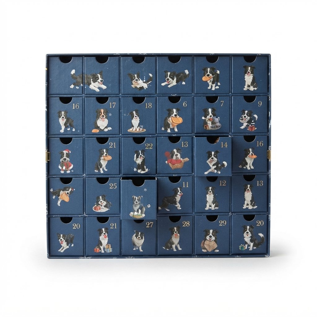 Border Collie Advent Calendar – 24 Figurines