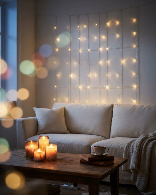Cascading Curtain Fairy Lights, 3 Colours