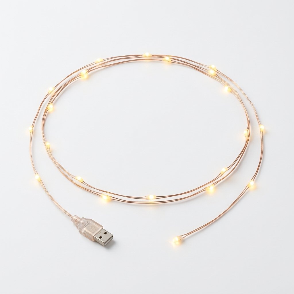 Children's Fairy Light Strand with Warm Glow