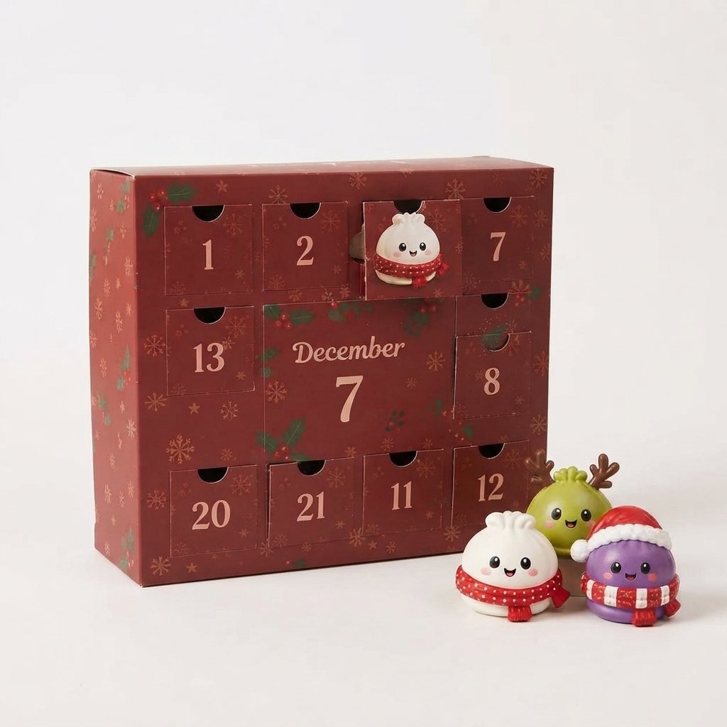 Christmas Dumpling Squishy Advent Calendar